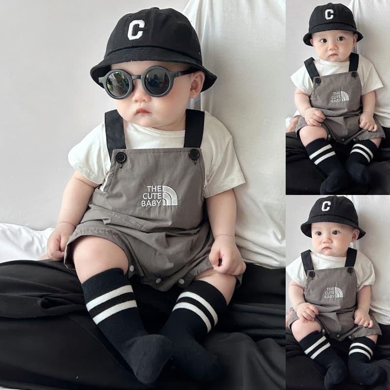 Baby Summer Clothes Romper Set, Korean Style Cute Outfit for Boys