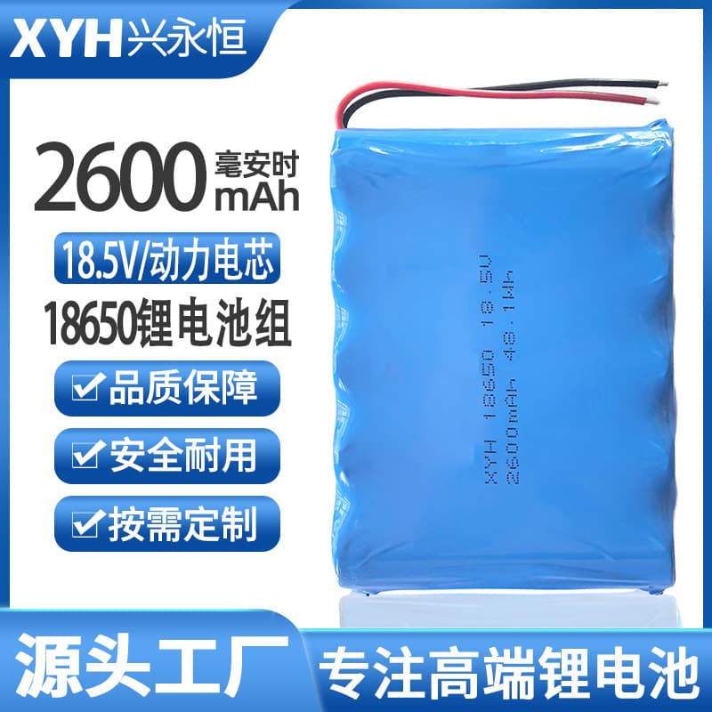 18.5V Lithium Battery Pack 18650 Power Battery for Strapping Machine High Pressure Cleaner Power Tool Wholesale Lithium Iron