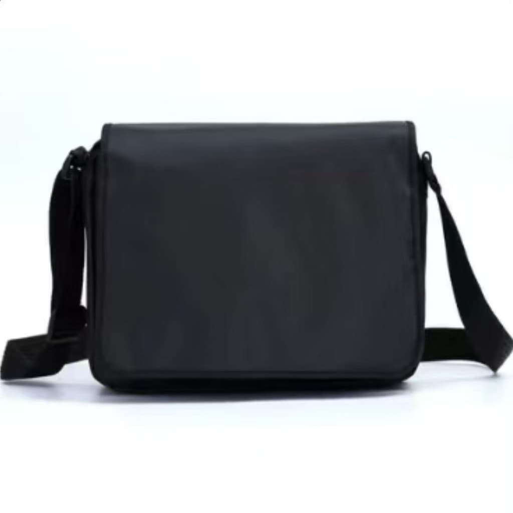 07 Messenger Bag Black Single Shoulder Military Training Work Bag Crossbody Bag