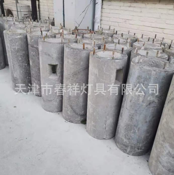 Tianjin Manufacturer Lamp Post Base Cement Pier Embedded Part Ground Anchor Yard Light Base (1.2 Meters)