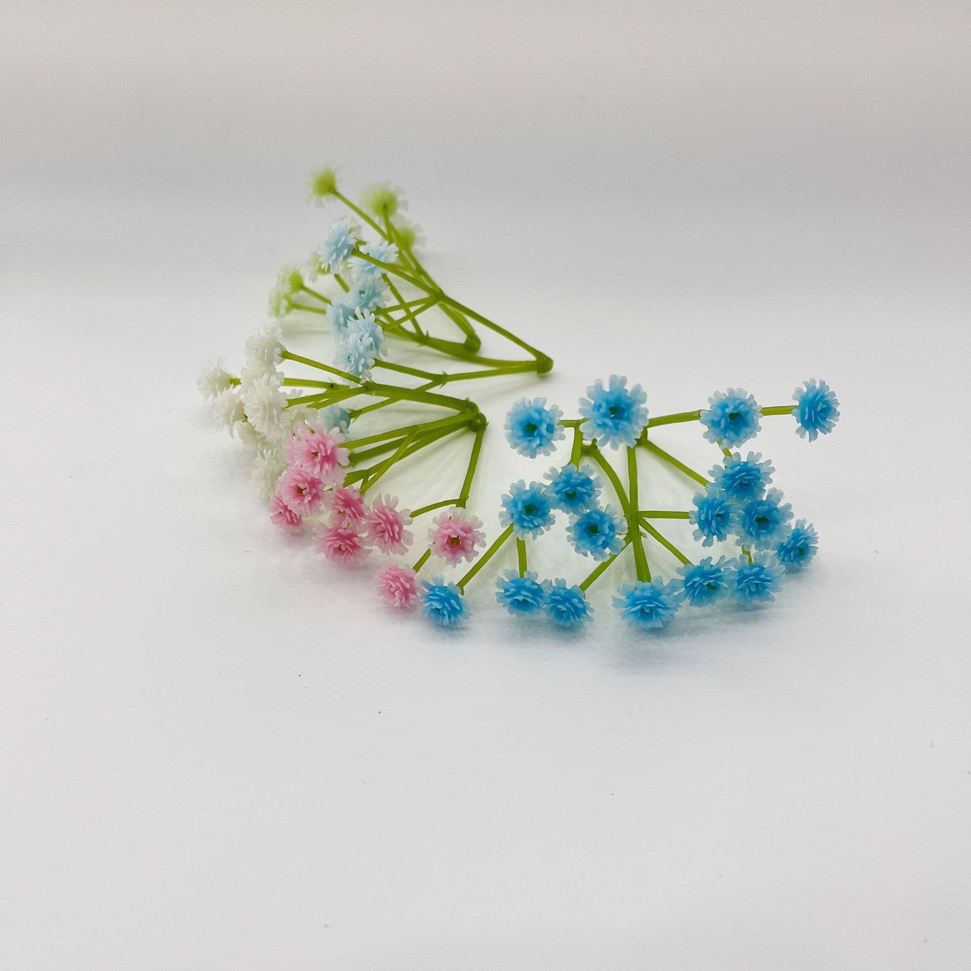 Simulated soft rubber baby's breath artificial flower head accessories, plastic flower craft DIY supplies, home decoration, factory direct