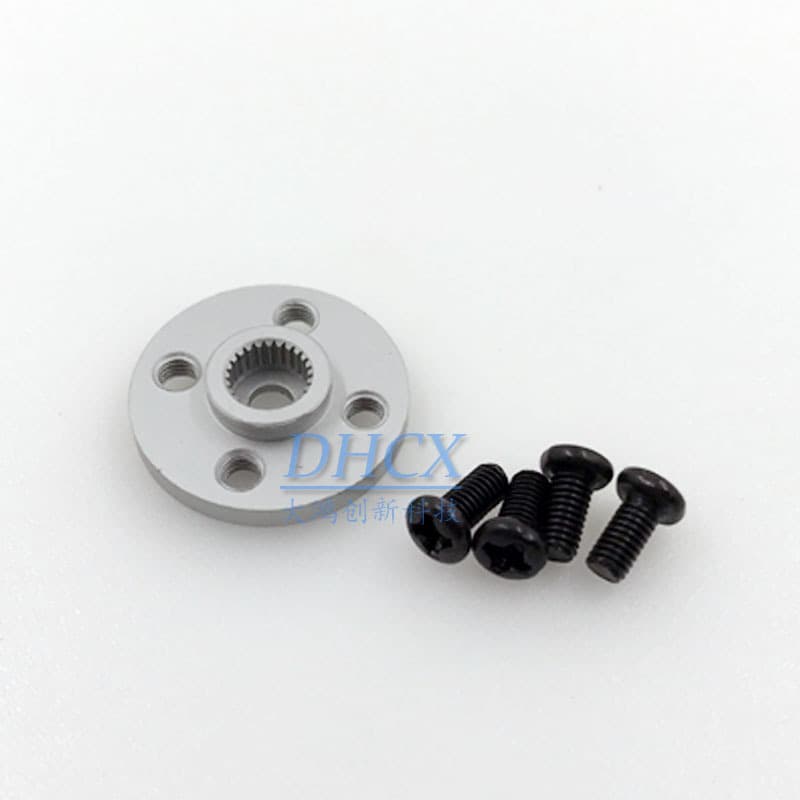 Small Round Disc 25T Standard Servo Universal Metal Servo Wheel, Special for Robots, Compatible with MG995/MG996