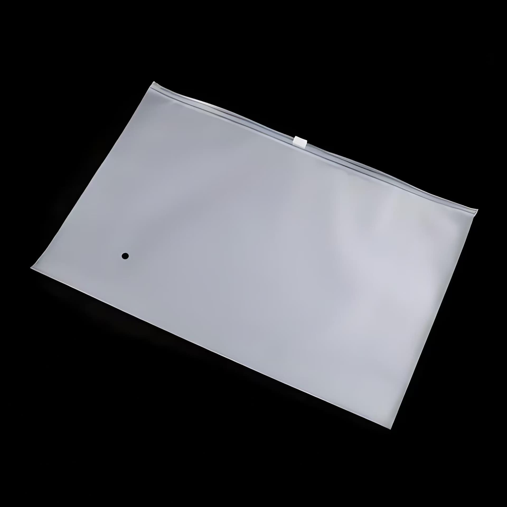 Horizontal Frosted Zipper Bag Underwear Clothing Packaging Bag Plastic Self-Sealing Bag Children's Clothing Socks Apparel Self-Sealing Bags