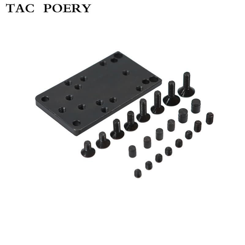 RMR Red Dot Mounting Plate Outdoor Tactical P1 Base Compatible with Glock RMR/VENOM/MROS Base Clamp