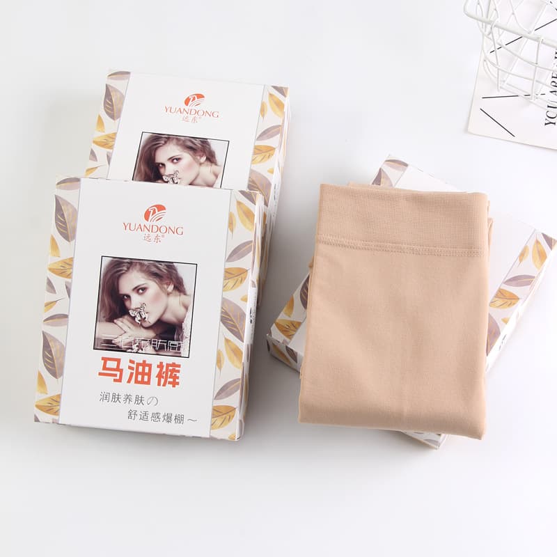 Far East "Bare Leg" Magic Autumn/Winter Women's Base Layer Pants, Thin Fleece Warm Integrated Medium Thickness Fleece-Lined Skin-Tone Tights 8501