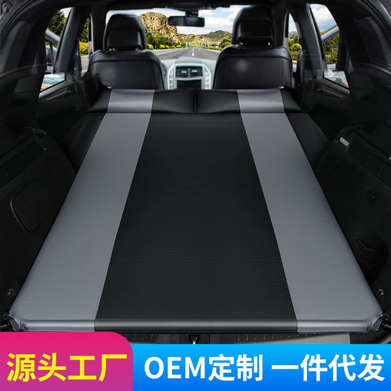 Car Automatic Inflatable Mattress for SUV, Car Mid-Row and Trunk Travel Bed, Air Mattress for Road Trips