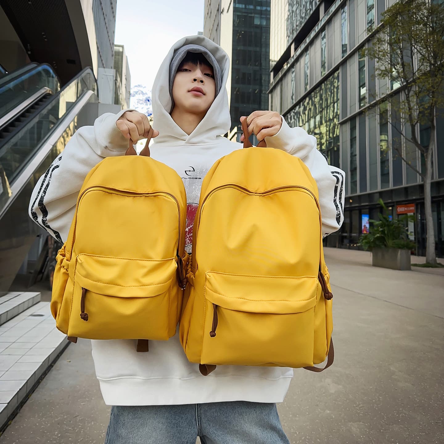 Custom Backpack with Logo Printing for Primary and Secondary School Students, Study Tour Backpack, College Students and Training Institution School Bag