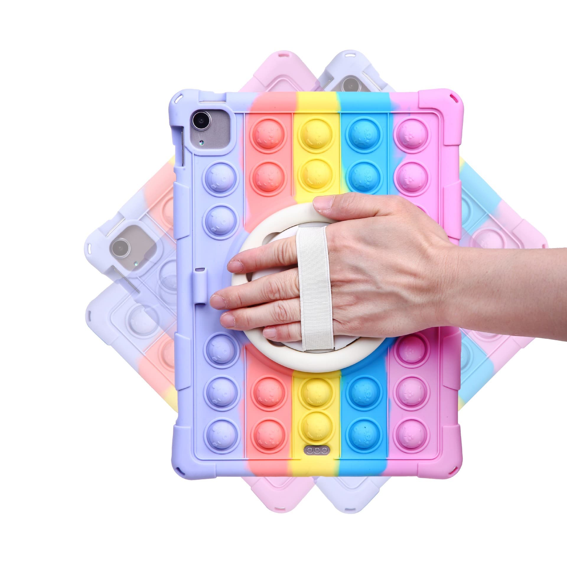 Suitable for Lingdu Oscal Pad 10 tablet case Tab7 WIFI 10" silicone 360-degree rotating protective case