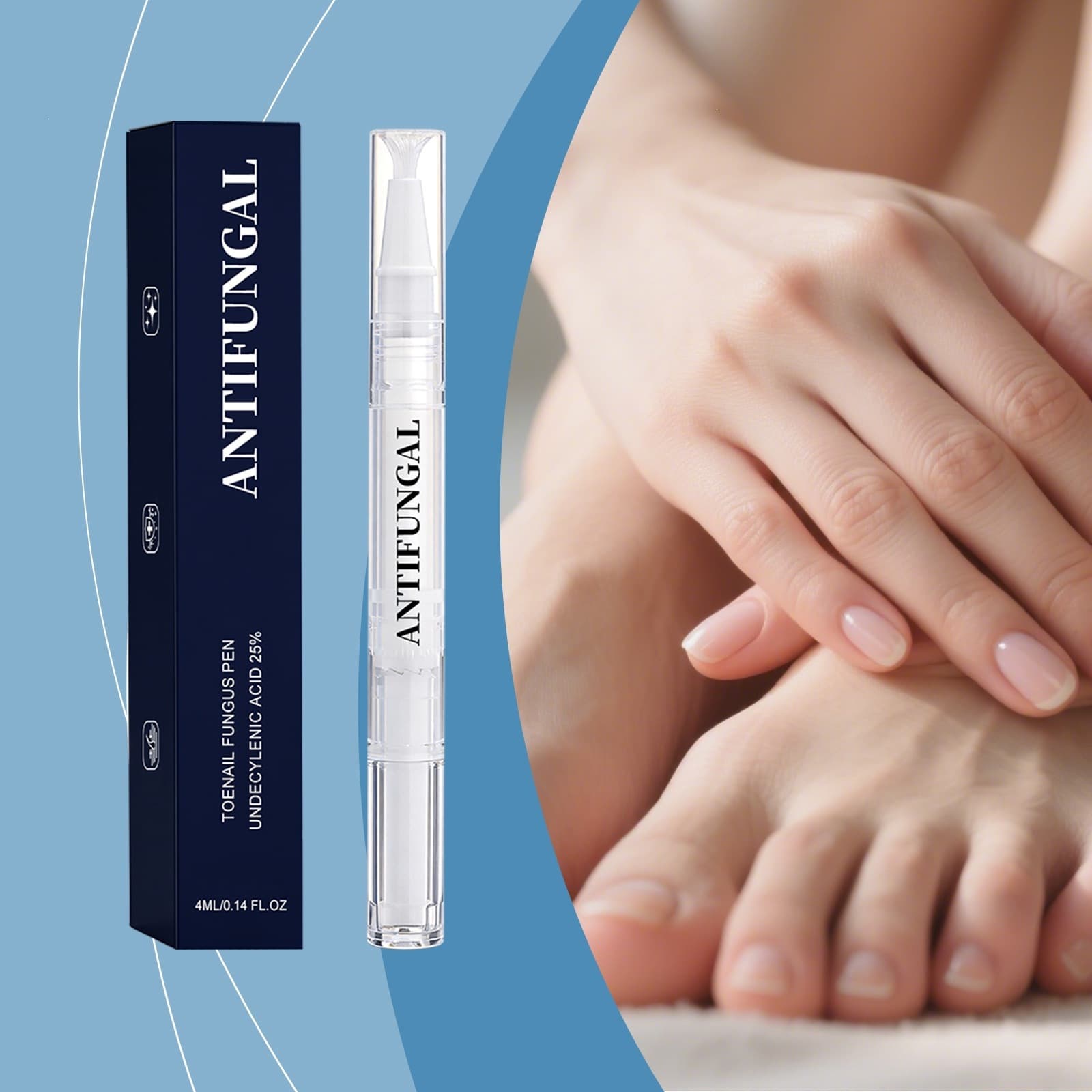 Nail Care Pen Daily Nail Care Gently Moisturizes and Strengthens Nail Surface for Healthy Shine and Brightening