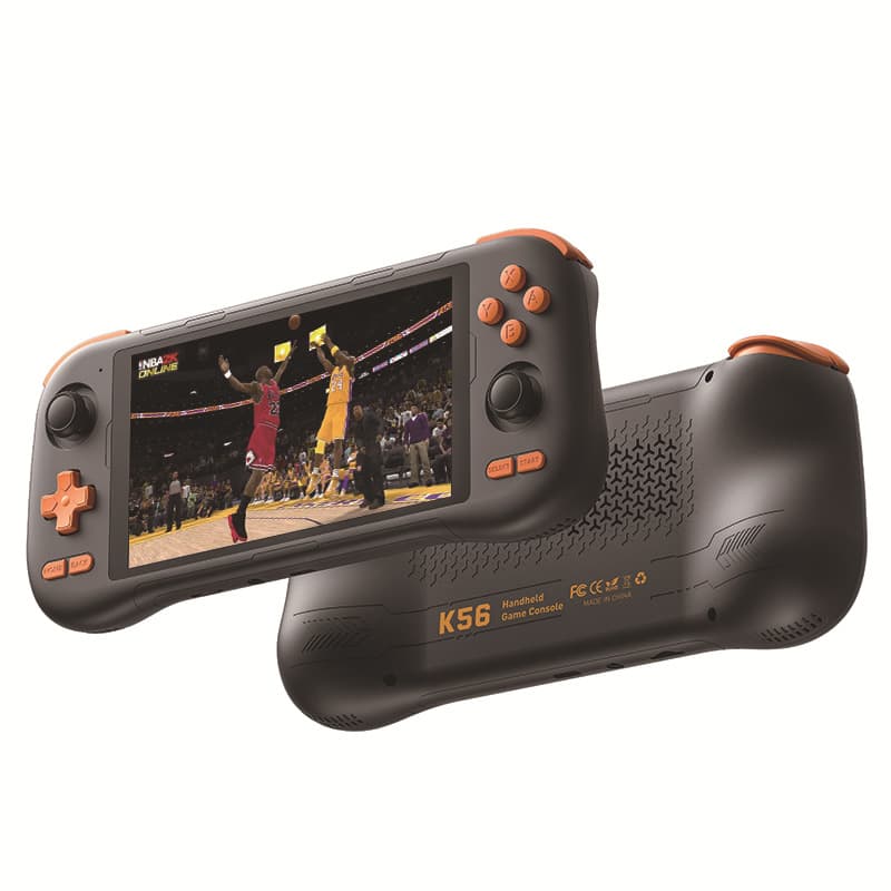 New Handheld Console K56 Android 14 Open Source Retro PSP Game Console IPS HD Large Screen N64 Online Game Joystick Arcade
