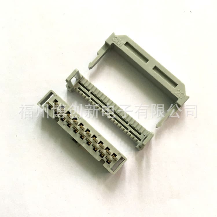 Original Gold-Plated 3M 7920-B500SC/3448-7920 FC-20P IDC Ribbon Cable Connector 20P