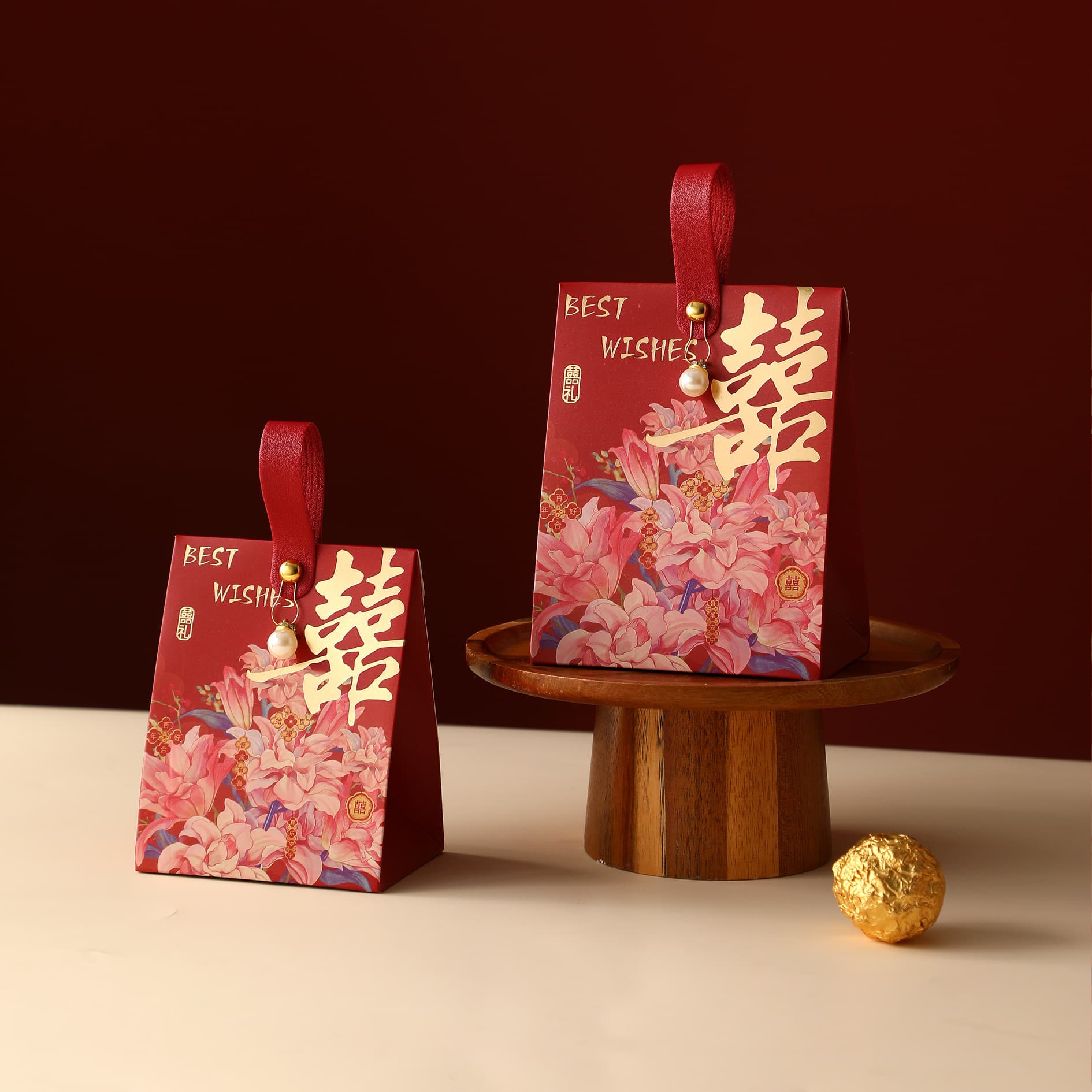 2026 New Wedding Candy Boxes, Chinese Wedding Engagement Favor Bags, Empty Boxes