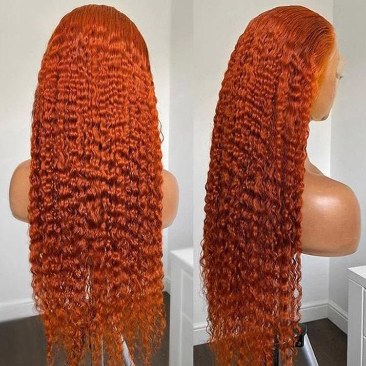 100% Raw Hair Water Wave Wig Human Hair Lace Frontal Wig