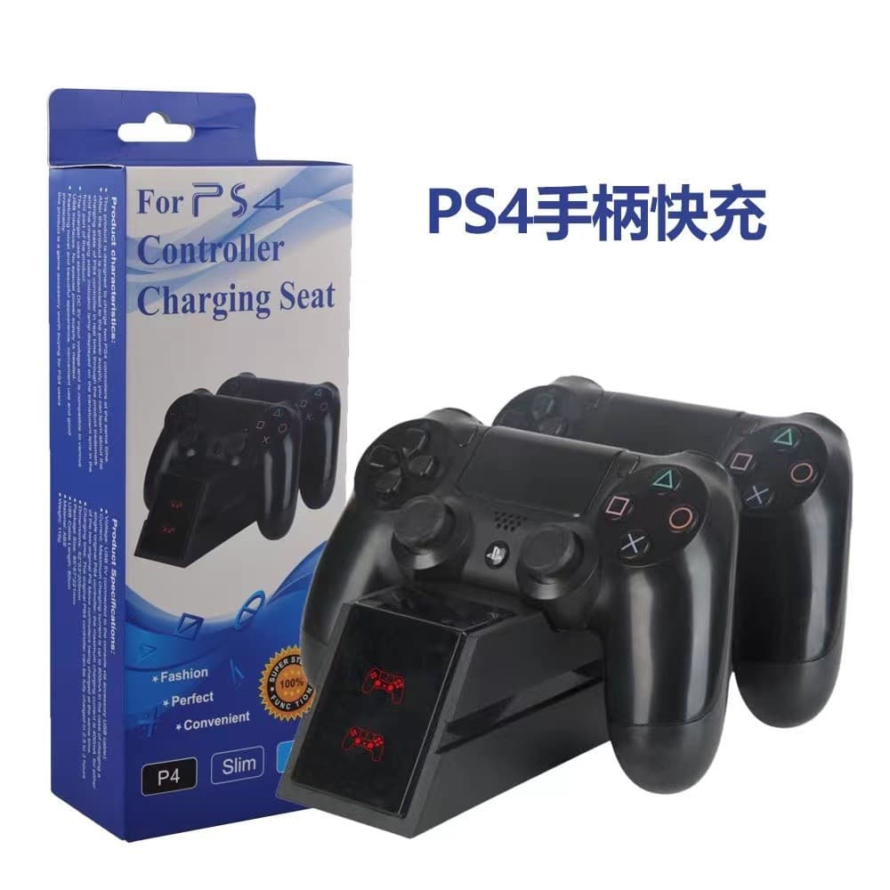 PS4 Game Controller Charging Dock Dual Charger for PS4 Slim Pro Multi-Function Charging Station New