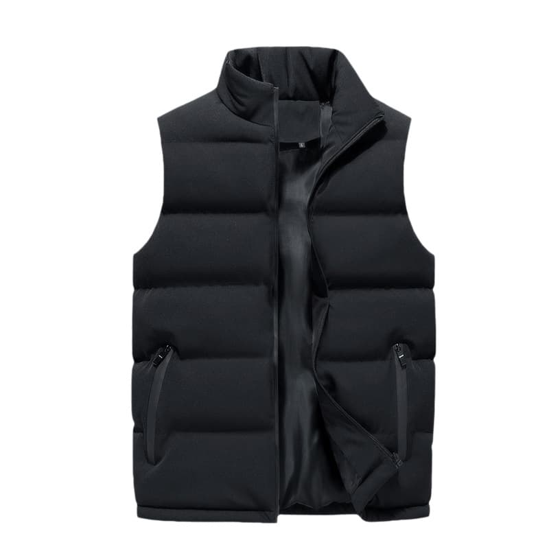 2022 Couple Vest - Live Stream Special: Stand Collar Down Cotton Vest for Men