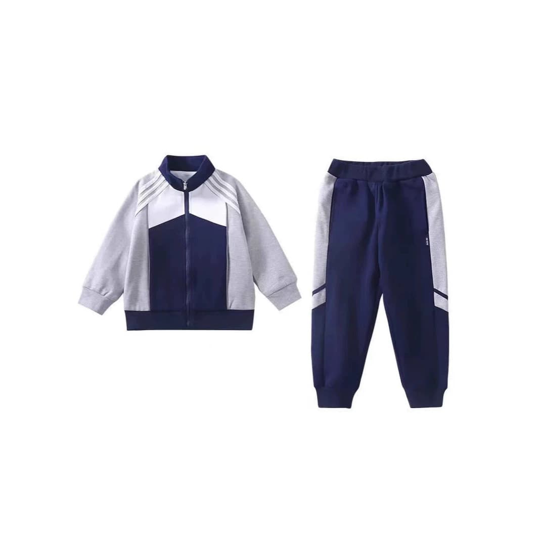 New middle school student uniforms, sportswear, primary school uniforms, sports meet performance suits, navy blue children's class uniforms