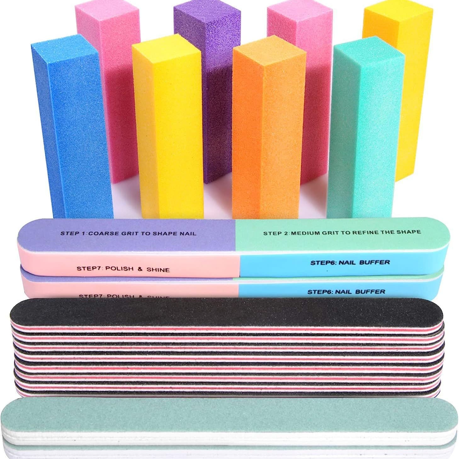 Cross-border Nail File Nail Buffer Block Polishing Block Manicure Tool Sanding Strip