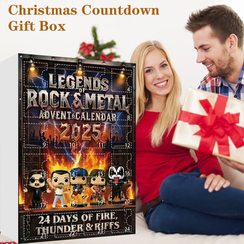 LEGENDS ROCK&METAL ADVENT CALENDAR 2025 Christmas advent calendar blind box pendant