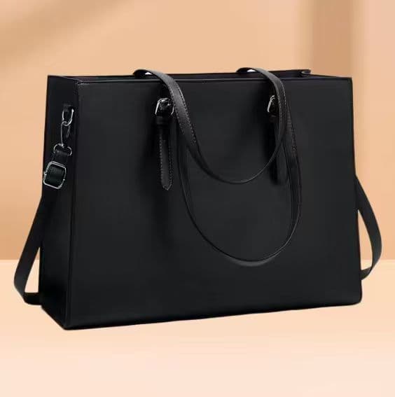 PU Leather Laptop Bag Flat Large Capacity Laptop Bag Diagonal Shoulder Computer Storage Bag Wholesale
