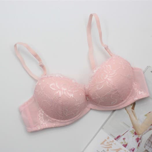 719 New Women's Bra with Padded Cups Push-up Lace Bra for Teen Girls Manufacturer