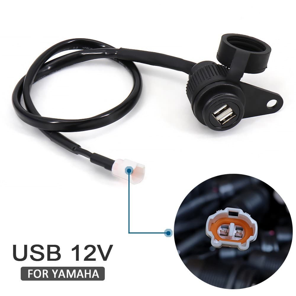 Yamaha MT09 MT07 motorcycle accessories modified dual USB charger plug socket exclusively for cross-border supply