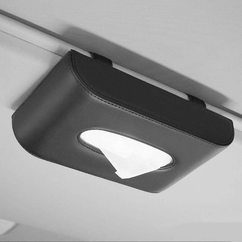 Car Tissue Box Holder Hanging Car Tissue Box Seat Style Armrest Sun Visor Napkin Box Car Interior Accessories Complete Set
