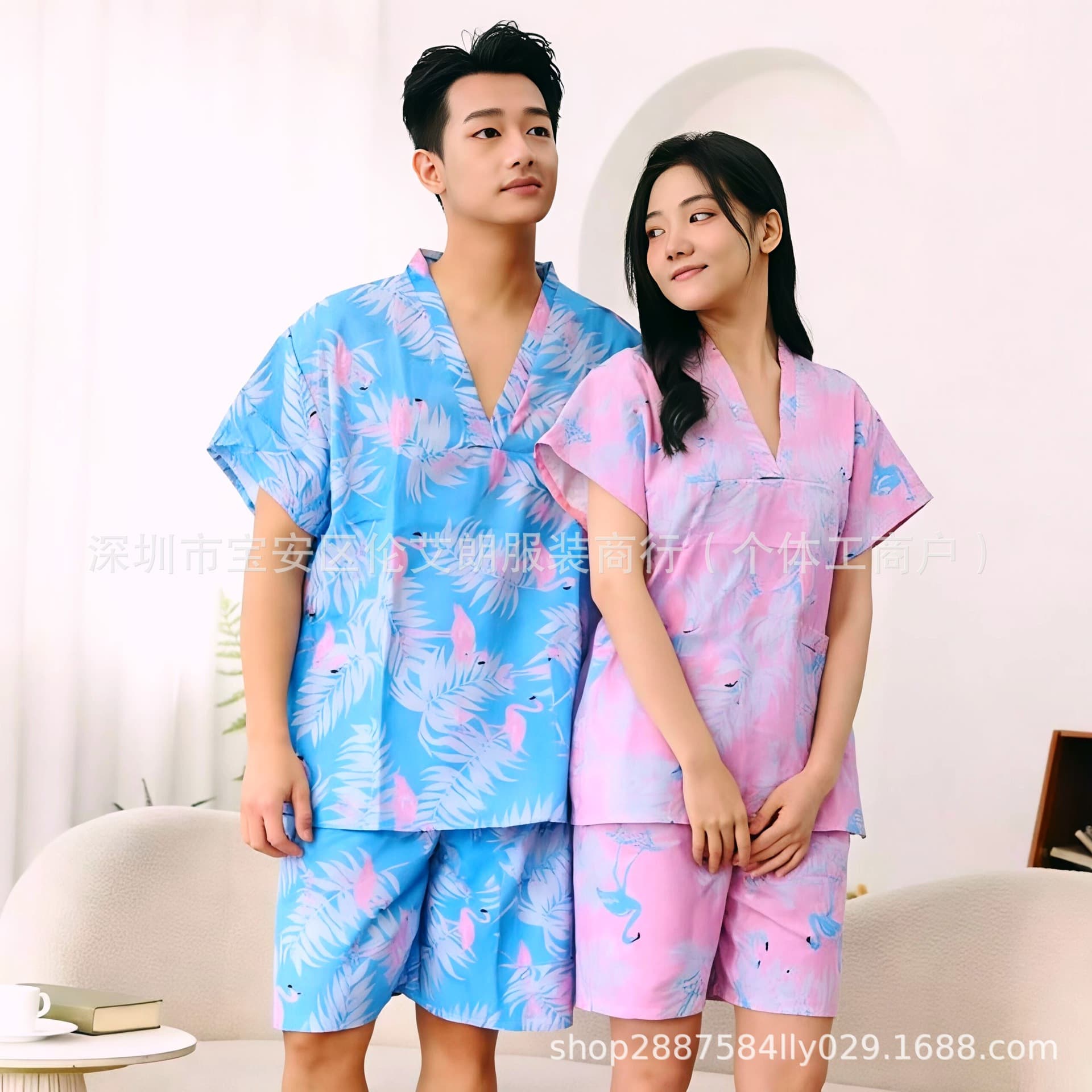 Brand new steaming suit, sauna suit, disposable bath suit, yukata manufacturer direct batch, hotel beauty SPA hot spring suit wholesale