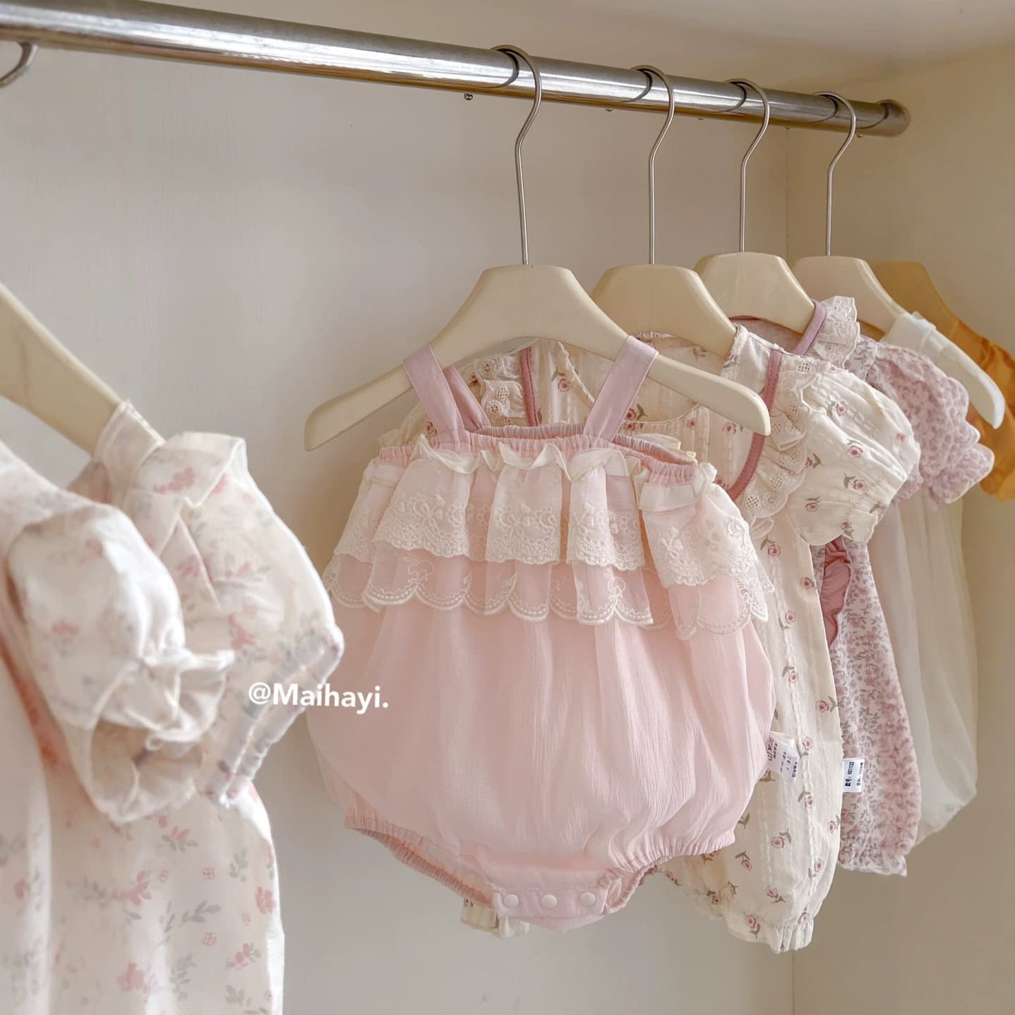Stall brand children's clothing baby Maihayi summer new 26 years new lace edge yarn gauze bag fart jacket 629170