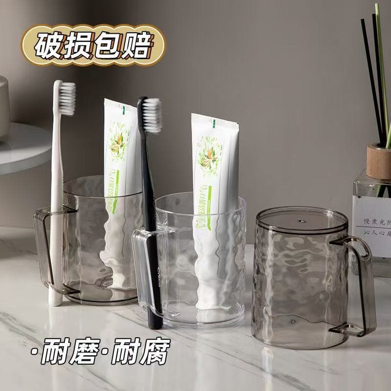 Toothbrush Cup Glacier Pattern Luxury Bathroom Washing Cup, Household Simple Portable High Aesthetic Brushing Cup, Mouthwash Cup
