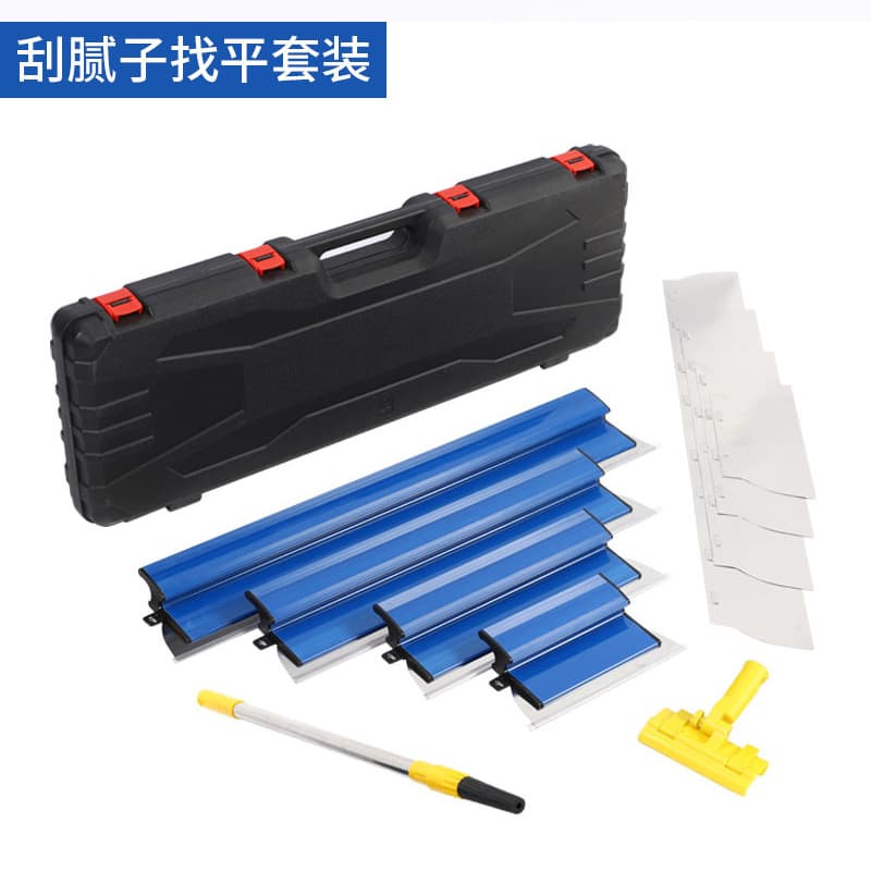 German-style Stainless Steel Flat Scraper for Plastering, Puttying, Wall Leveling, and Smoothing - Masonry Tool