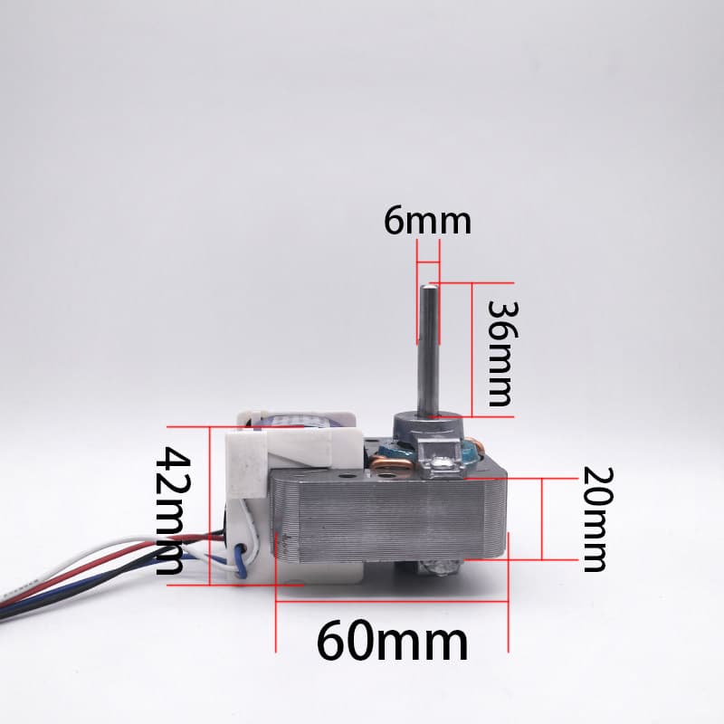 YJ60-20 Universal Shaded Pole Asynchronous Motor Miniature Small Fan Tower Fan Circulation Fan Motor 220V