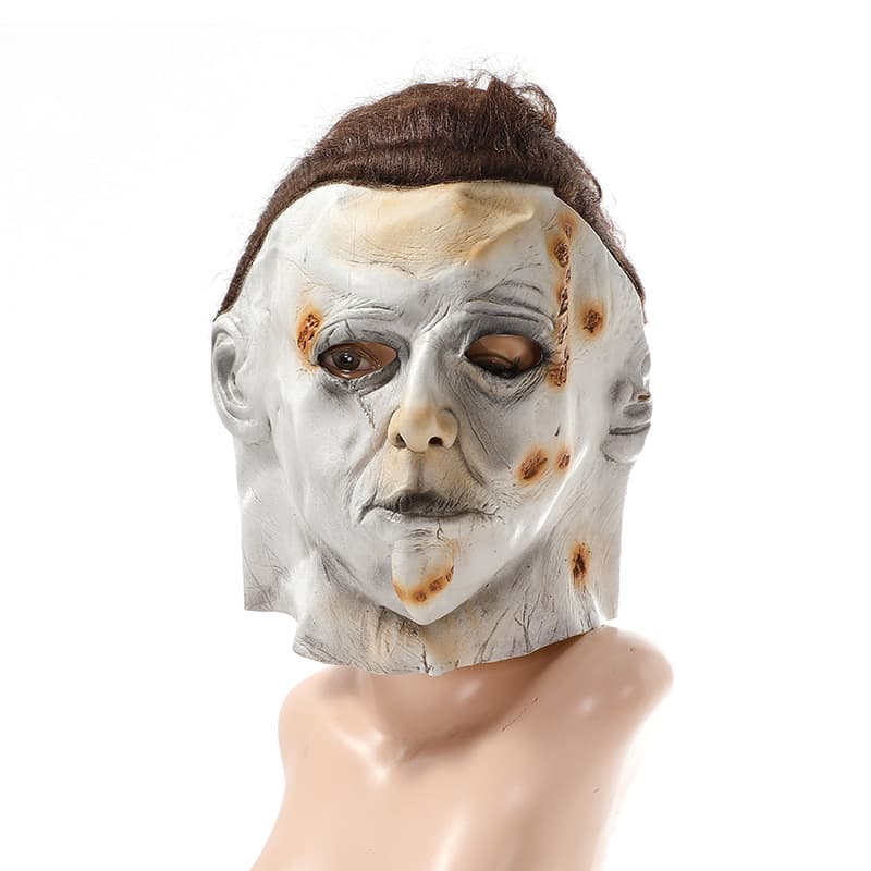 Halloween Moonlight Light Panic Horror Headgear Halloween Meijer Mask MCMEL Latex Mask