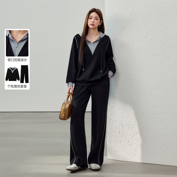 【Fashionable, Effortless, Figure-Flattering Casual Set】Xianlixiu Plus Size Women's Wear, New Spring 2025 for Curvy Girls