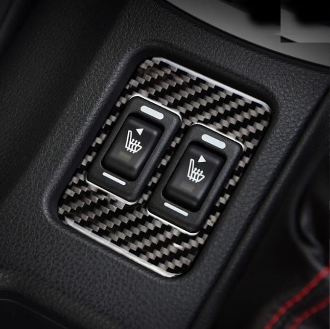 Carbon Fiber Interior Modification Center Console Door Panel Steering Wheel Decorative Trim for Subaru BRZ Toyota 86