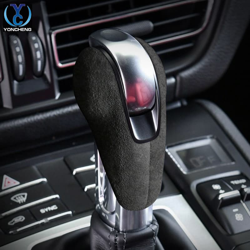 Suitable for Porsche Handle Set Macan Panamera 718 Cayenne 911 Accessories Modified Suede Interior