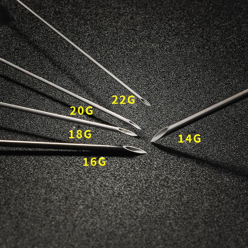 Liqi Disposable Piercing Needle Cannula Piercing Needle 50/pcs Box Piercing Jewelry Auxiliary Tool Cross-border