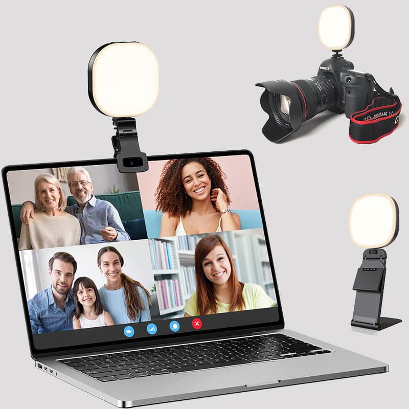 New LED Square Pocket Light Outdoor Live Streaming Fill Light Mini Video Light Rechargeable Cool and Warm Camera Photography Light X