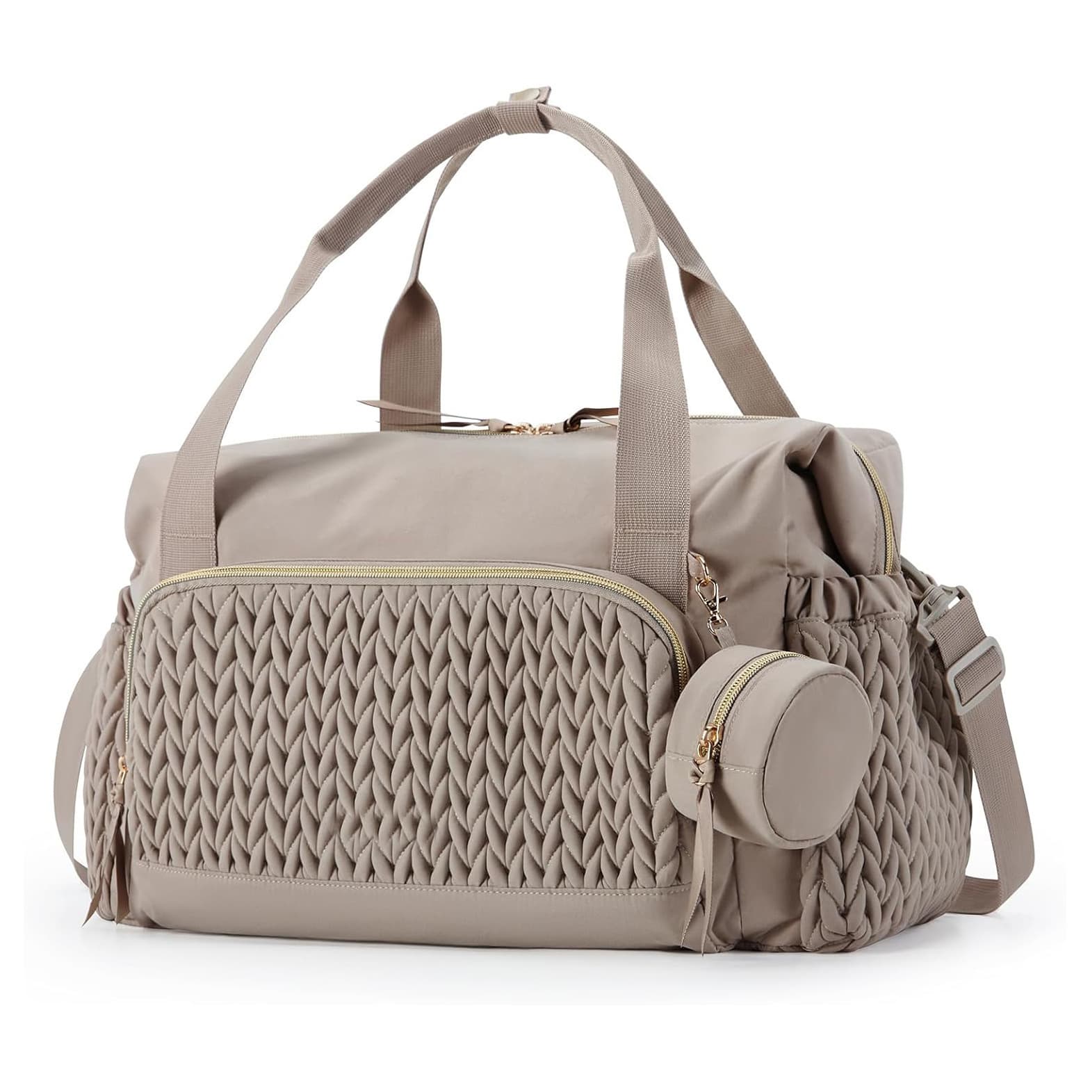Cross-Border Mom Diaper Bag Multifunctional Baby Outing Fashionable Backpack Large Capacity Stroller Hanging Bag