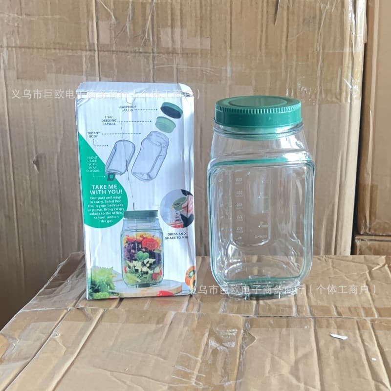 Cross-border Salad Pod Vertical Layering Salad Pod Built-in Salad Storage Container