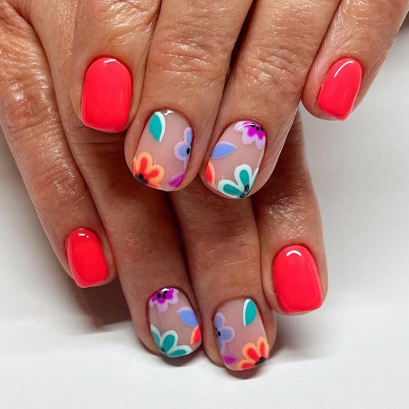 A Flower, a World Early Spring Flowers World Girl Nail Detachable Temperament Build Exquisite Girl A Piece