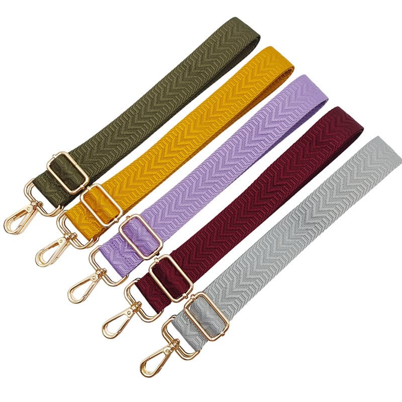 Cross-border women's bag accessories solid color strap adjustable replacement long strap single shoulder crossbody wide shoulder strap bag strap lanyard strap
