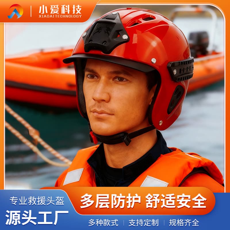 Factory-customized watermarked marine headgear safety helmets, emergency water rescue helmets, ABS material tactical helmets