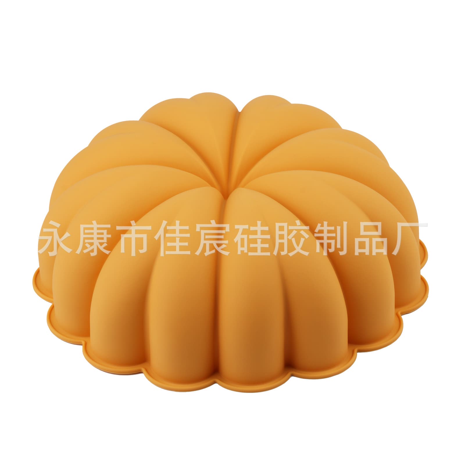 Cross-border Stock Harvest Festival Large Pumpkin 9-inch Silicone Cake Mold Soap Mold Cold Process Home Baking Mold