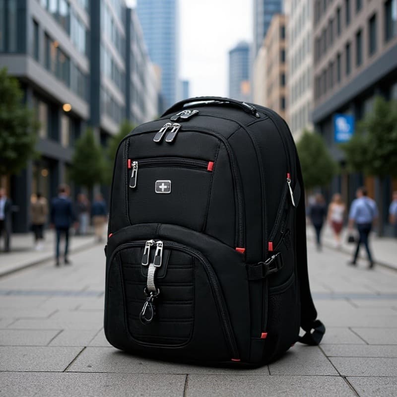 Swiss backpack men's extra large capacity business computer travel mountaineering bag school bag junior high school student men's backpack