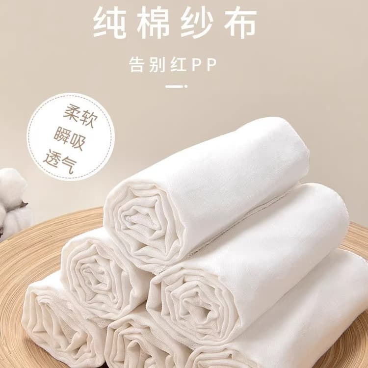Manufacturer direct specialized gauze diaper cloths, new cotton gauze washable baby diapers, diaper liners, and sweat towels