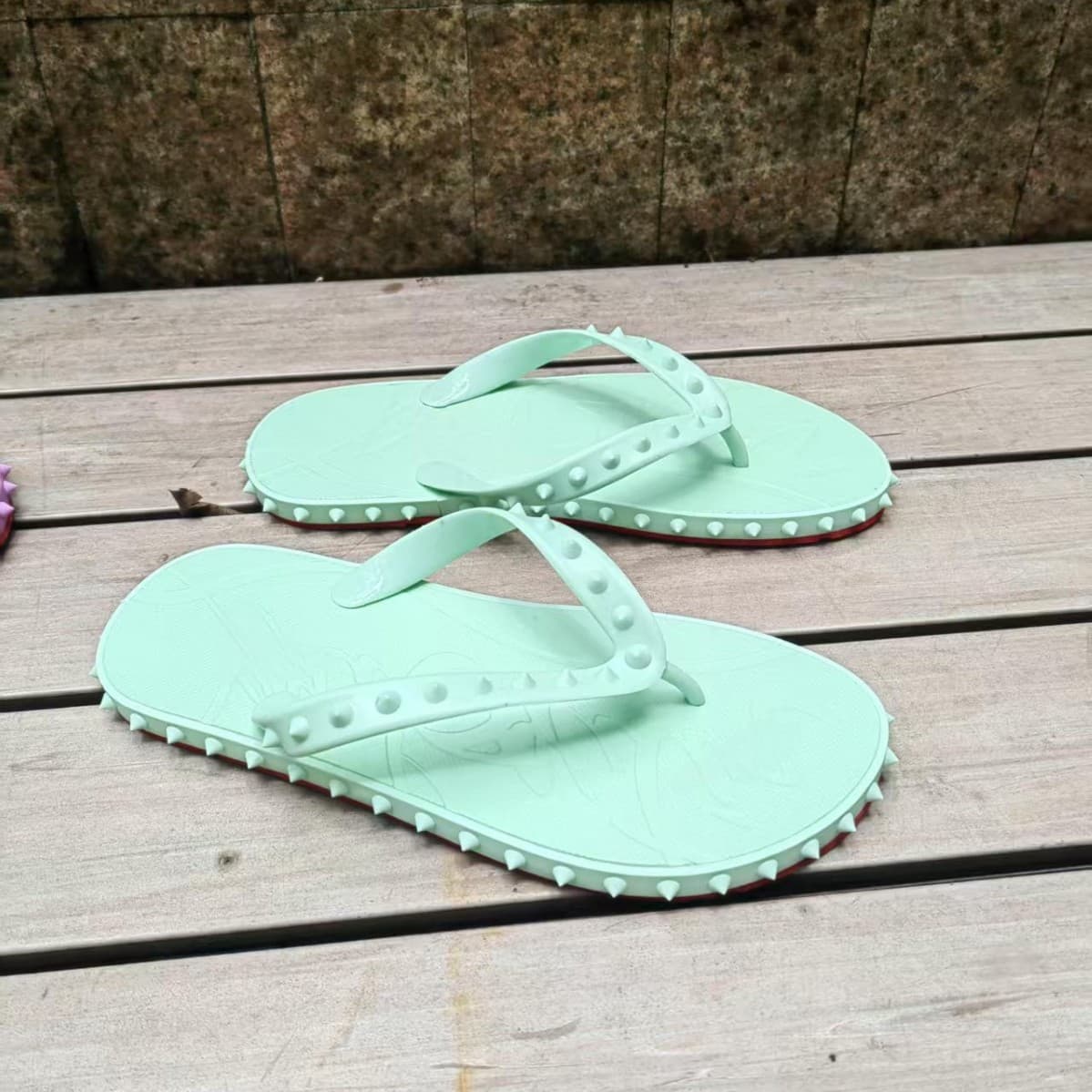 2025 Europe Station Couple's Flip-Flops for Summer Casual Trendy Personalized Fashion Clip-On Non-Slip Slippers for Summer Unisex