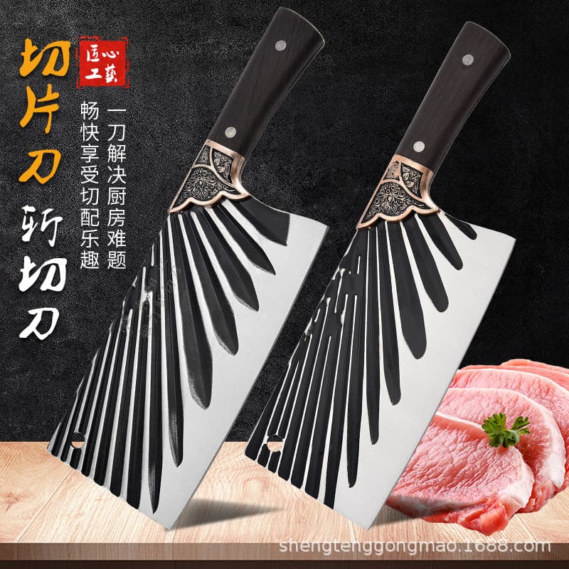 Household kitchen knife chopping knife bone chopping knife kitchen stainless steel bone chopping knife chicken, duck and goose chopping knife running Jianghu kitchen knife