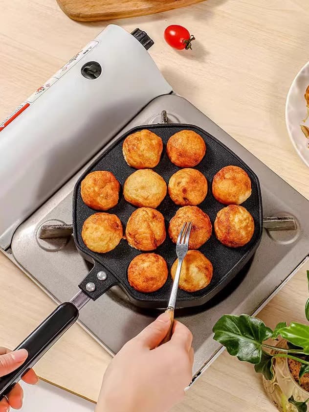 Multifunctional Non-Stick Household Egg Waffle Machine Baking Pan Octopus Ball Machine Mold Small Cake Mold