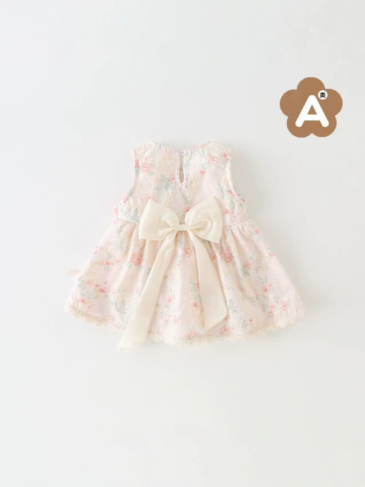 Baby Girl Summer Dress 2026 New Style First Birthday Princess Dress Elegant High-End Gown