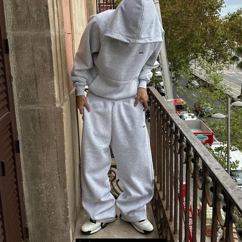 6PM sweatshirt suit hoodie UKDRILLDRIP hip-hop rap loose street casual cross-border spot